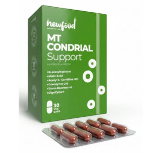MT Condrial Support — NAC, CoQ10, L-Carnitina e Resveratrol para Bem-estar