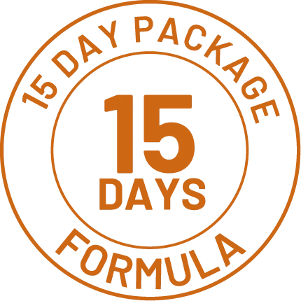 15 days package formula