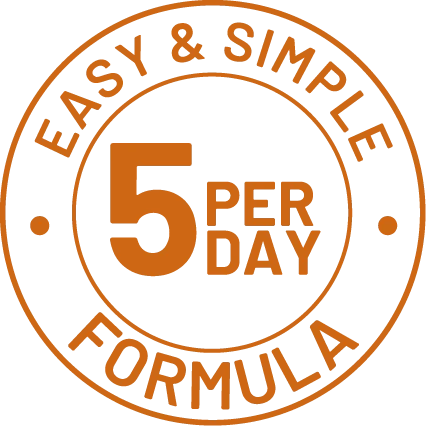 5 per day easy and simple formula