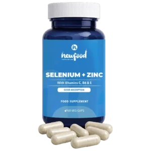 Suplemento Alimentar SELENIUM + ZINC with Vitamins C, B6 & E