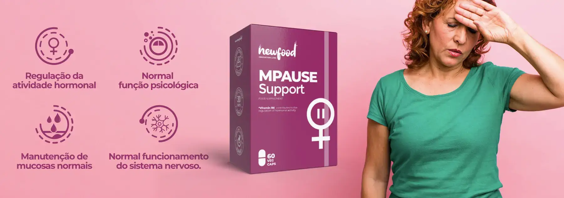 M-PAUSE SUPPORT Regulação Hormonal