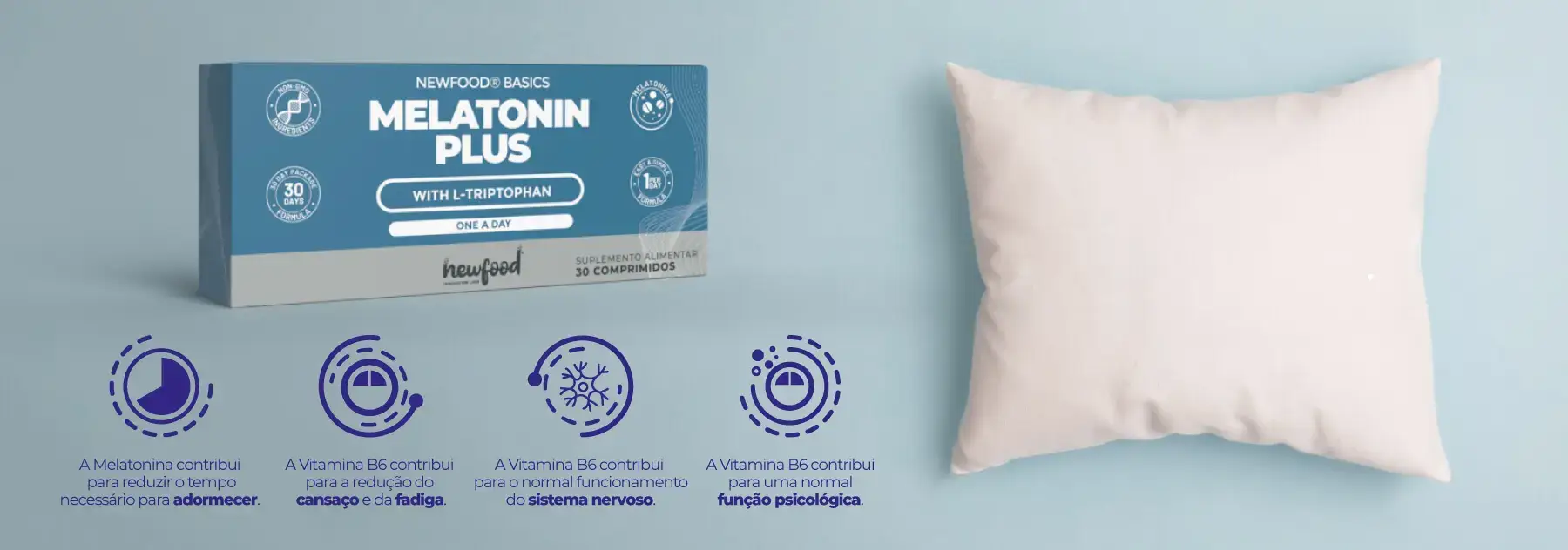 MELATONIN PLUS Normalização do Sono e “Jet Lag”